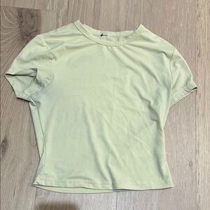 SHEIN - Light Yellow Women's Crop Top